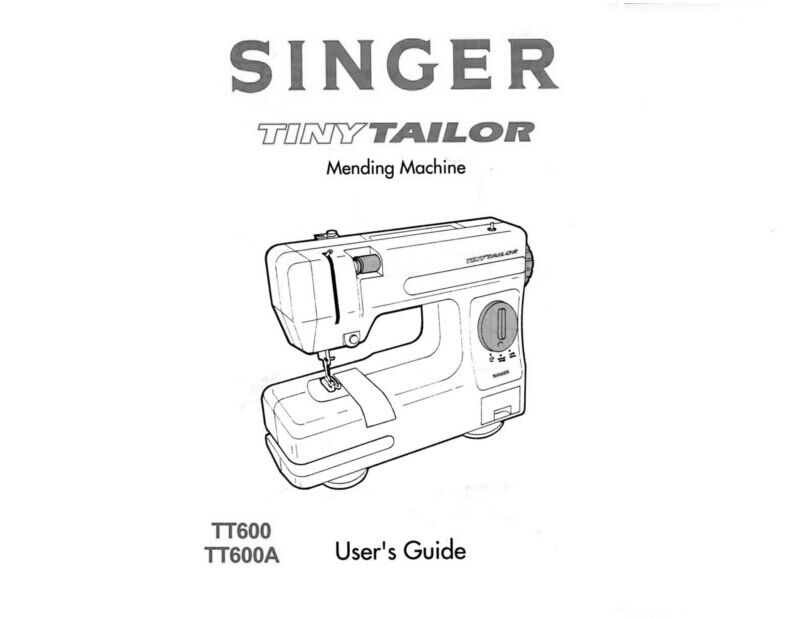 Free Singer Repair Manual Downloads